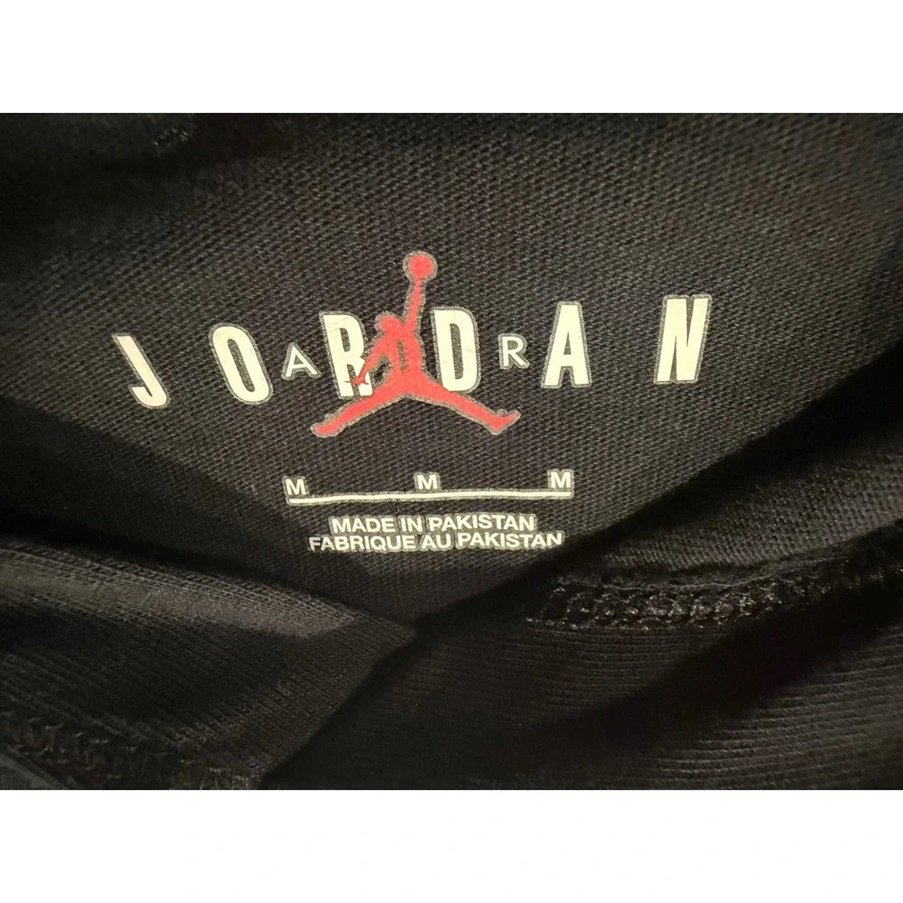 Jordan Dri-FIT Short Sleeve Hooded T-Shirt Black Gravitys Worst Nightmare Medium
